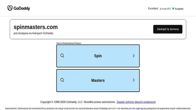 SpinMasters casino screenshot
